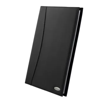 Rexel Soft Touch Smooth A4 aplankalas su 24 kišenėmis, juodas