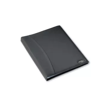 Rexel Soft Touch Smooth A4 aplankalas su 24 kišenėmis, juodas