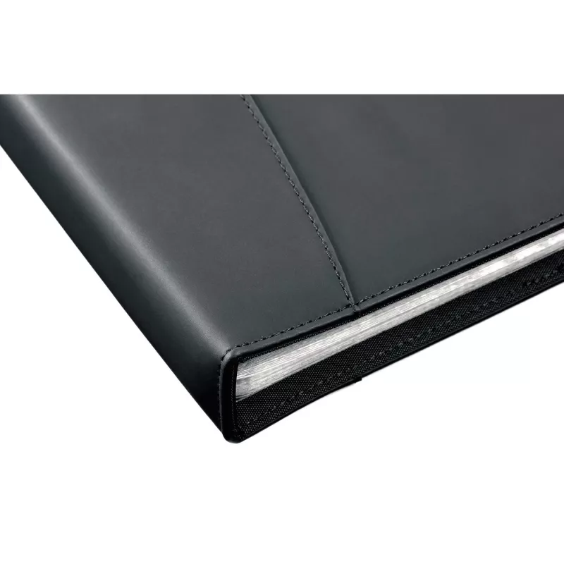 Rexel Soft Touch Smooth A4 aplankalas su 24 kišenėmis, juodas