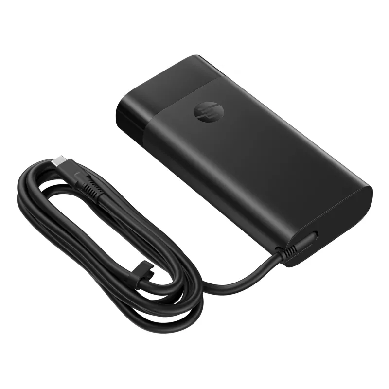 HP 140W USB-C nešiojamojo kompiuterio įkroviklis, 47-63 Hz, 2,5 A, iki 140 W galios perdavimas, verslui, juodas, 0-35 °C