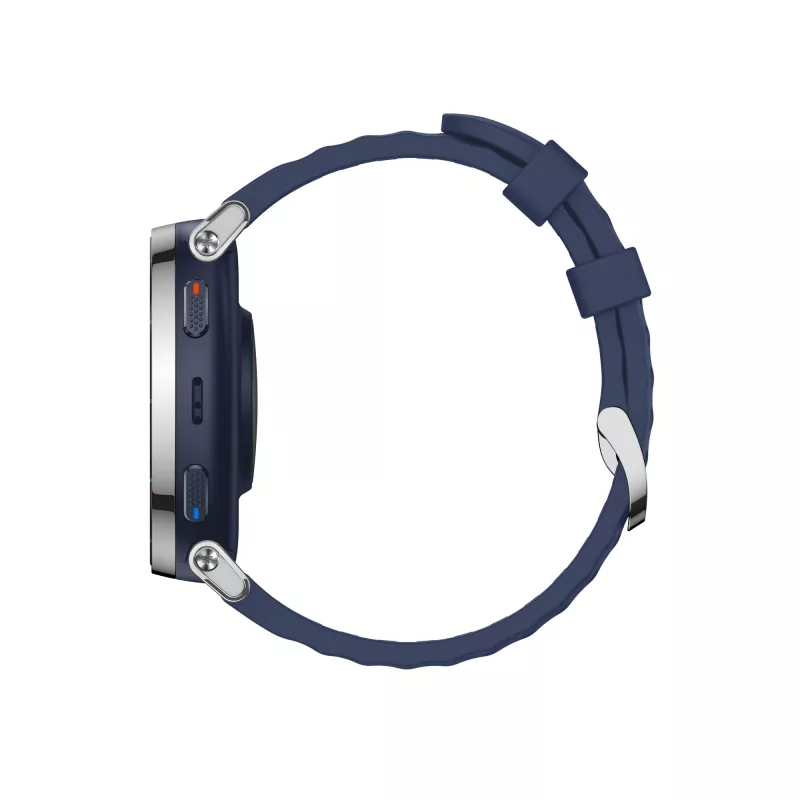 Išmanusis laikrodis Amazfit W2558GL2N — 1,32 colio (3,35 cm) AMOLED 466×466 px, GPS, 365 mAh, mėlynas silikoninis dirželis