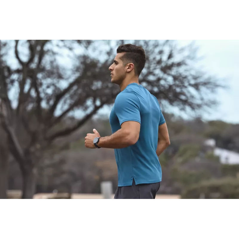 Išmanusis laikrodis Amazfit W2558GL2N — 1,32 colio (3,35 cm) AMOLED 466×466 px, GPS, 365 mAh, mėlynas silikoninis dirželis