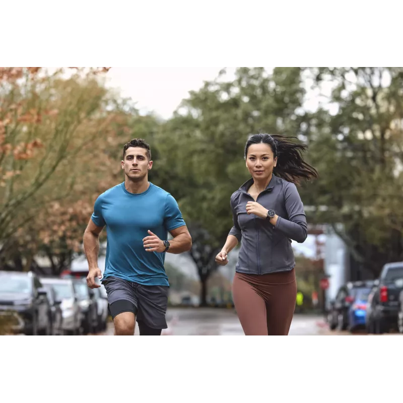 Išmanusis laikrodis Amazfit W2558GL2N — 1,32 colio (3,35 cm) AMOLED 466×466 px, GPS, 365 mAh, mėlynas silikoninis dirželis