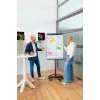 Mobilus flipchart su apvaliu pagrindu Legamaster SKETCH EASY — plieninis, 5 ratukai, 720×600 mm