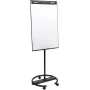 Mobilus flipchart su apvaliu pagrindu Legamaster SKETCH EASY — plieninis, 5 ratukai, 720×600 mm