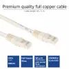 ACT Ivory 20 metrų U/UTP CAT6 jungiamasis kabelis su RJ45 jungtimis