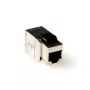 ACT Keystone Coupler RJ-45 ekranuotas CAT6A, RJ45, RJ45, plienas