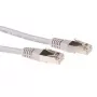 ACT pilkas 20 metrų LSZH SFTP CAT6A jungiamasis kabelis su RJ45 jungtimis