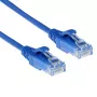 ACT Blue 10 m LSZH U/UTP CAT6 plonas jungiamasis kabelis su apsauga nuo užkliuvimo ir RJ45 jungtimis