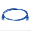 ACT Blue 10 m LSZH U/UTP CAT6 plonas jungiamasis kabelis su apsauga nuo užkliuvimo ir RJ45 jungtimis