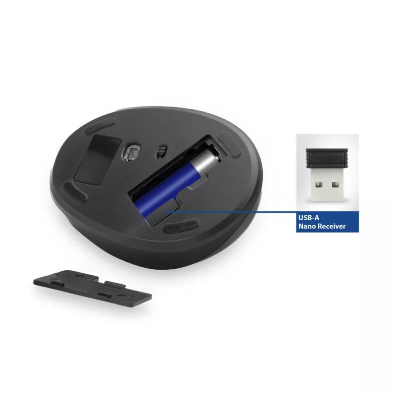 Pelytė ACT Wireless Ergonomic Mouse AC5101 1600 DPI RF belaidė