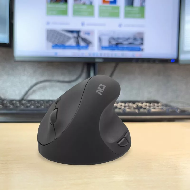 Pelytė ACT Wireless Ergonomic Mouse AC5101 1600 DPI RF belaidė