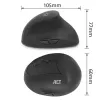 Pelytė ACT Wireless Ergonomic Mouse AC5101 1600 DPI RF belaidė