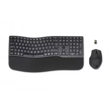 HP 680 Comfort Dual-Mode klaviatūros ir pelės rinkinys, belaidis RF + Bluetooth, QWERTY, juoda, su pele