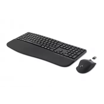 HP 680 Comfort Dual-Mode klaviatūros ir pelės rinkinys, belaidis RF + Bluetooth, QWERTY, juoda, su pele