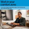 HP 680 Comfort Dual-Mode klaviatūra, pilno dydžio (100 %), belaidė, RF Wireless + Bluetooth, QWERTY, juoda