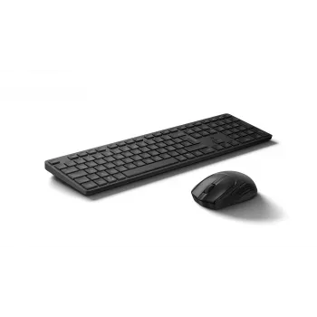 Belaidis klaviatūros ir pelės rinkinys KINGSTON 490C, pilno dydžio, RF + Bluetooth, juodas