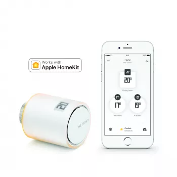 Netatmo NAV-EN išmanusis radiatoriaus vožtuvas, skirtas naudoti patalpose