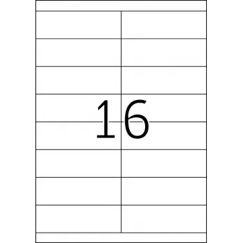 Lipnių etikečių lapai HERMA Labels Premium A4 105x33,8 mm