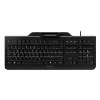 Laidinė klaviatūra Cherry KC 1000 SC, pilno dydžio, USB, QWERTY, 109 klavišų, 1,8 m laidas, juoda
