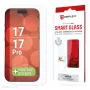 Displex Smart Glass (9H) apsauginis stiklas, skirtas Apple iPhone 17/17 Pro, su montavimo lipduku, nedūžtantis