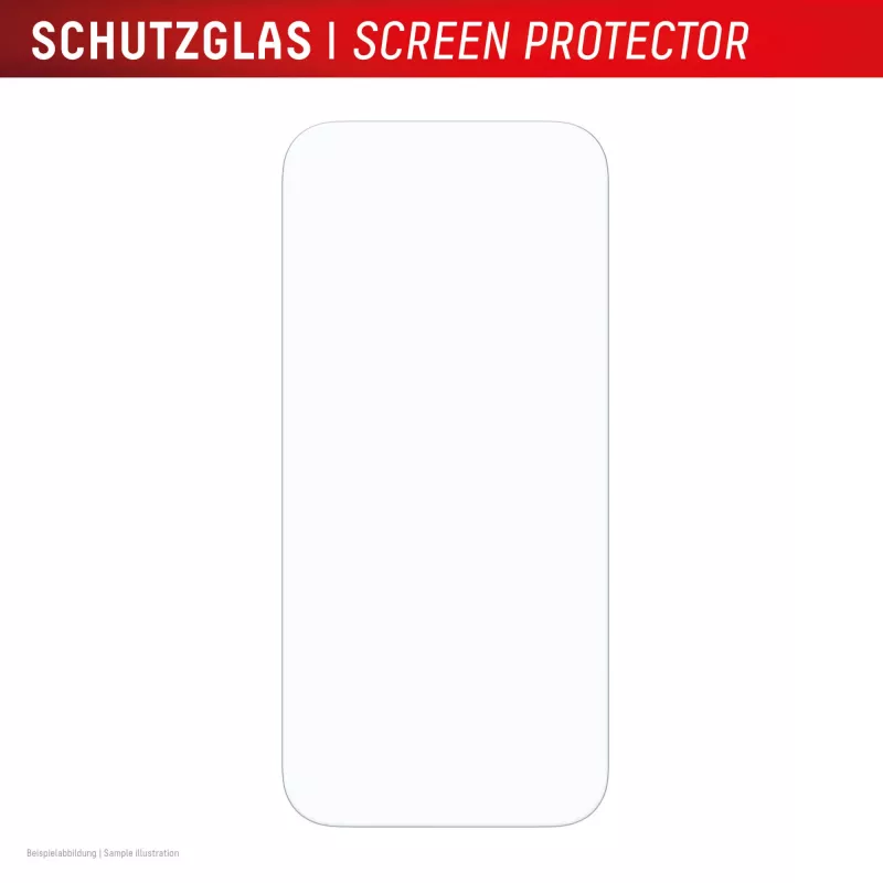 Displex Smart Glass (9H) apsauginis stiklas, skirtas Apple iPhone 17/17 Pro, su montavimo lipduku, nedūžtantis