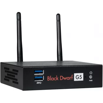 Securepoint Black Dwarf G5 VPN aparatinė ugniasienė, darbalaukio modelis, 1.85 Gbit/s