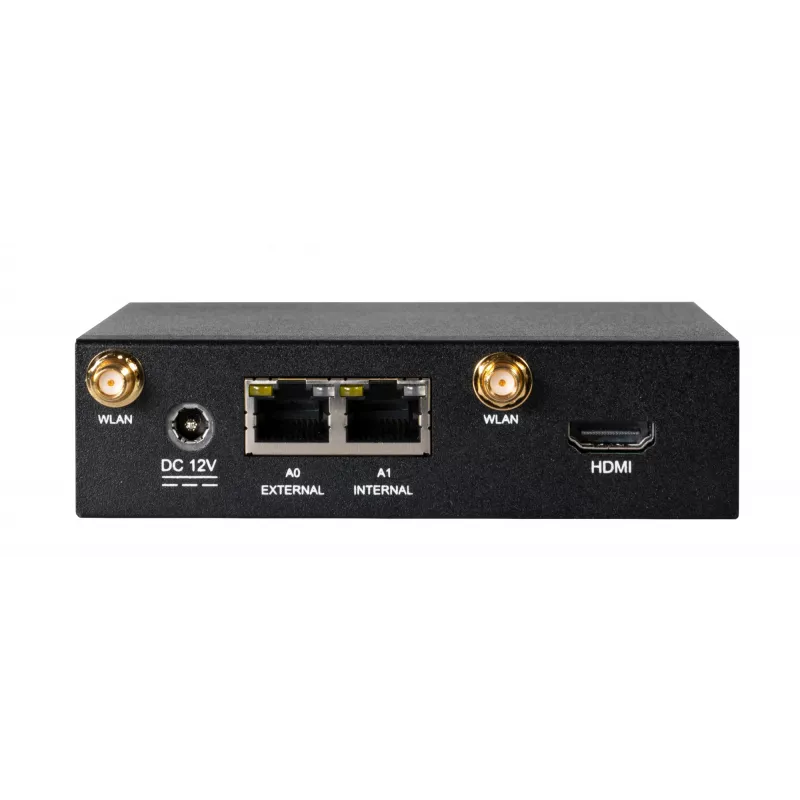 Securepoint Black Dwarf G5 VPN aparatinė ugniasienė, darbalaukio modelis, 1.85 Gbit/s