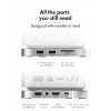 ICY BOX 7-in-1 USB Type-C Docking Station su M.2 NVMe lizdu, SSD, atminties kortele, M.2, 4 TB, USB 3.2 Gen 2 (3.1 Gen 2) Type-C, sidabrinė, aliuminis
