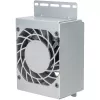CPU aušintuvas SILVERSTONE RAC45-FC-801 kompaktiškas 80 mm ventiliatorius, sidabrinis/juodas