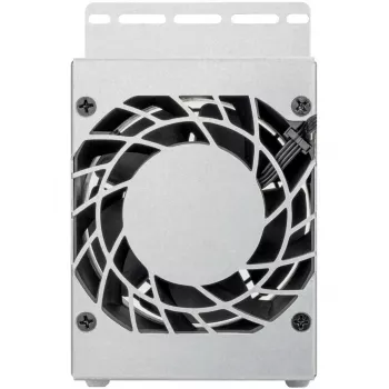 CPU aušintuvas SILVERSTONE RAC45-FC-801 kompaktiškas 80 mm ventiliatorius, sidabrinis/juodas