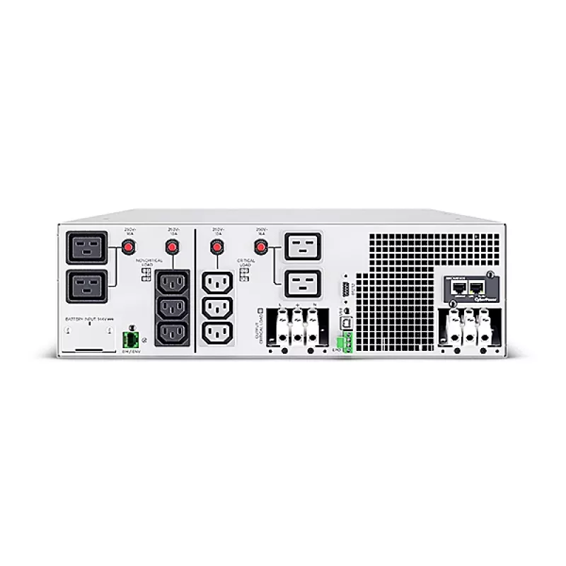 CyberPower OL6KERTHDL nepertraukiamo maitinimo šaltinis (UPS) Dvigubo keitimo (Online) 6 kVA 6000 W 10 AC lizdų