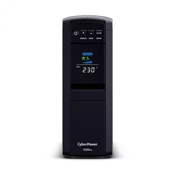 Nepertraukiamo maitinimo šaltinis CyberPower CP1200EIPFCLCD, linijinis-interaktyvus, 1,2 kVA / 720 W, 6 AC lizdai