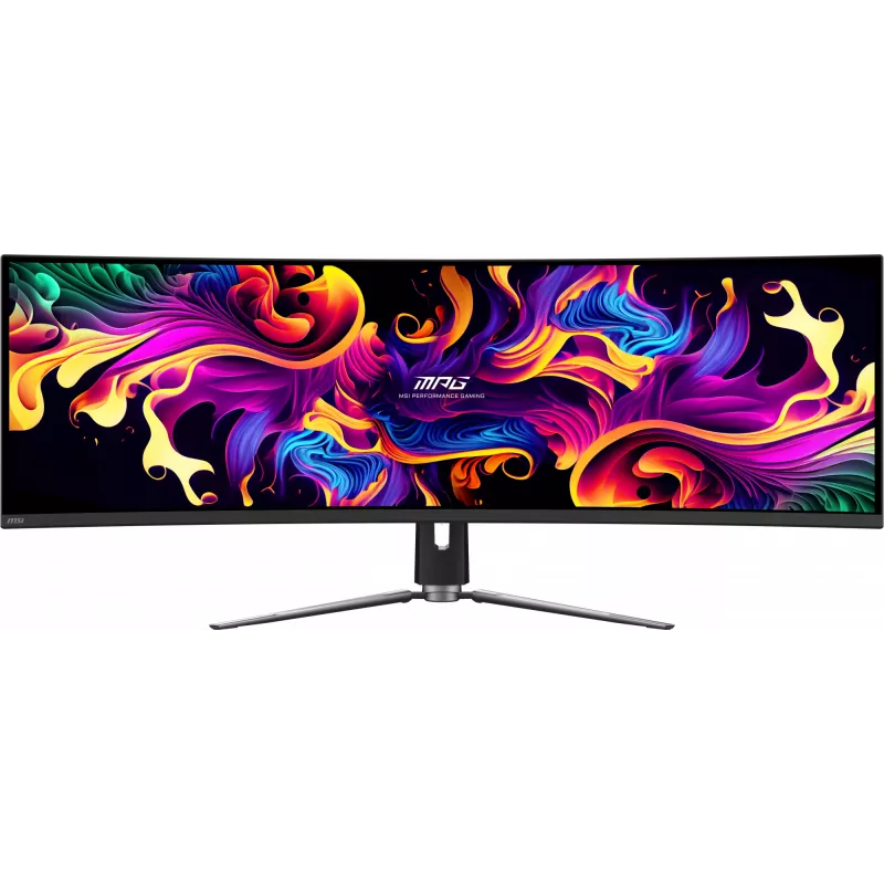 Monitorius MSI MPG 491CQPX QD-OLED 124,5 cm (49 colių) 5120 x 1440 pikselių Dual QHD juodas