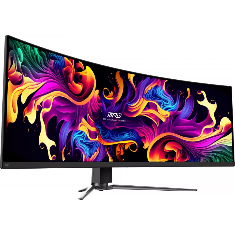 Monitorius MSI MPG 491CQPX QD-OLED 124,5 cm (49 colių) 5120 x 1440 pikselių Dual QHD juodas