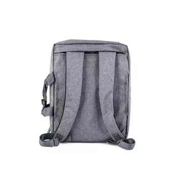 Dėklas nešiojamam kompiuteriui MODECOM RENO 15,6 col. (39,6 cm), nailonas, pilka/oranžinė