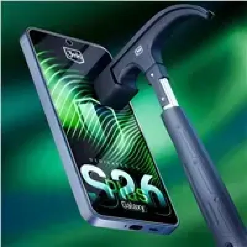 Hibridinis grūdinto stiklo ekrano apsauginis stikliukas 3MK FlexibleGlass, skirtas Samsung Galaxy S26+