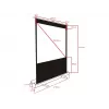 Multibrackets M 16:9 nešiojamas projektoriaus ekranas 200x112 cm, 90 colių