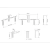 Lentyna Multibrackets M Universal Camera Holder 55–110 colių juodas plienas