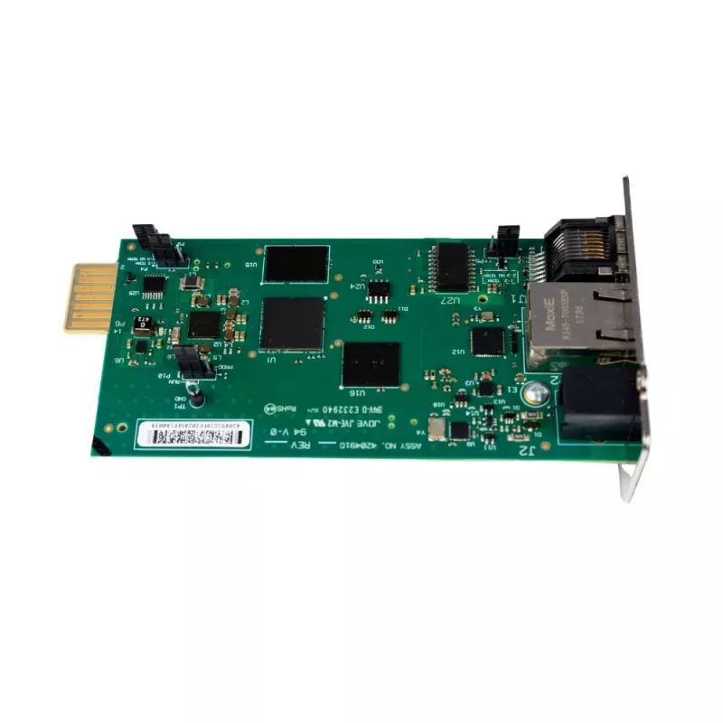 Vertiv Liebert IntelliSlot RDU120 - tinklo kortelė, nuotolinio stebėjimo adapteris, RS-485, USB prievadas, UL2900-1 kibernetinio saugumo sertifikatas, 1Gb Ethernet (RDU120)