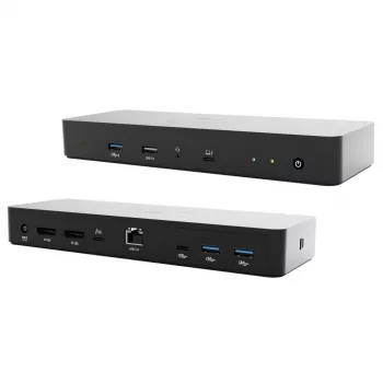 i-tec Thunderbolt 4 Intelektuali Dviejų Ekranų Dokų Stotelė su 90 W įkrovimu