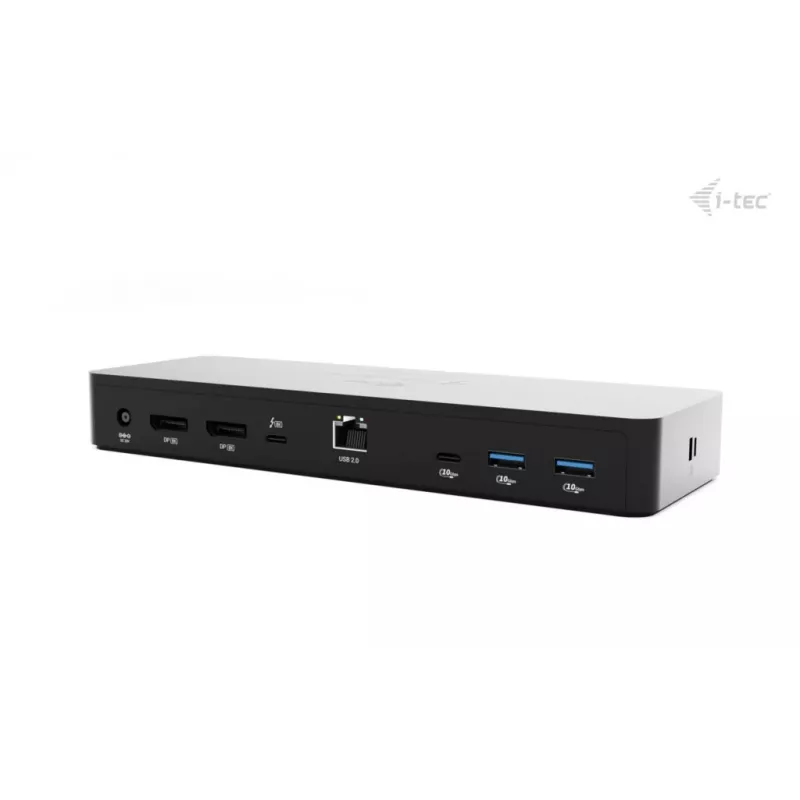 i-tec Thunderbolt 4 Intelektuali Dviejų Ekranų Dokų Stotelė su 90 W įkrovimu