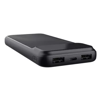 Power bank TRUST 25882 – nešiojamas Li‑Ion 10000 mAh, PD 3.0/PPS/QC3.0, 2×USB‑A + 1×USB‑C, 20 W, juodas