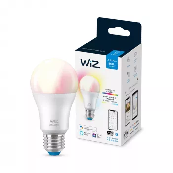 Išmanioji lemputė Telekom WiZ Bulb 8W (Eq.60W) A60 E27 – Wi‑Fi/Bluetooth, 8 kWh/1000h, 60×122 mm