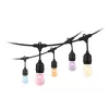 WiZ String Lights, protinga girlianda, Wi-Fi/Bluetooth, juoda, Wi-Fi 4 (802.11n), 802.11b, 802.11g, LED, plastikas