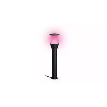 Signify WiZ Bollard Starter Kit išmanusis kelio šviestuvas – LED, 220–240 V, juodas, 108,5×108,5×518 mm