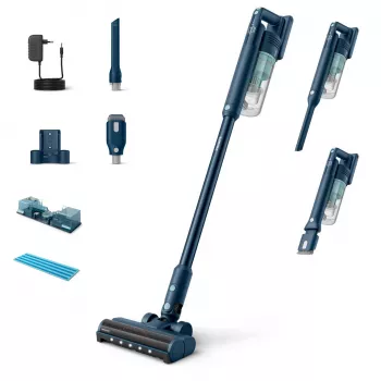 Belaidis šluotinis dulkių siurblys Philips 5000 serija XC5041/01 – 25,2 V Li‑Jon, sausas ir šlapias valymas, cikloninis, be maišelio, kilpinė rankena, žalias