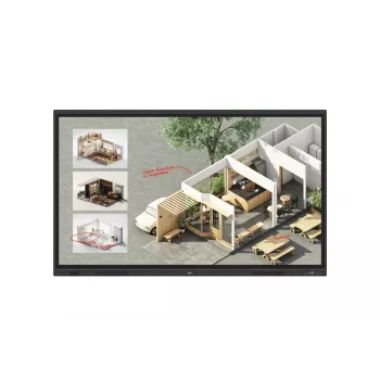 Interaktyvi lenta LG CreateBoard Standard 65 col. (165,1 cm) 4K UHD 3840×2160 Touchscreen VA skydelis Wi‑Fi 6E 40W+20W