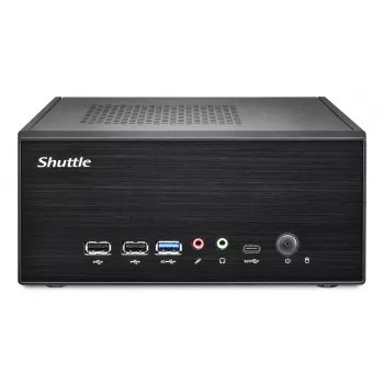 Shuttle XPC slim Barebone XB860G2 - S1851, Intel B860, 1xDP, 2xHDMI, 2 PCIe lizdai (1x 16X ir 1x X1), 2x Intel LAN (1G + 2.5G), 8x USB, 3x M.2, 24/7 nuolatinis darbas