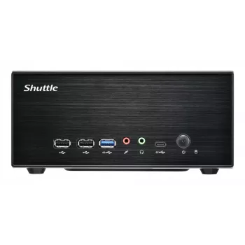 Shuttle XPC slim Barebone XB860G2 - S1851, Intel B860, 1xDP, 2xHDMI, 2 PCIe lizdai (1x 16X ir 1x X1), 2x Intel LAN (1G + 2.5G), 8x USB, 3x M.2, 24/7 nuolatinis darbas